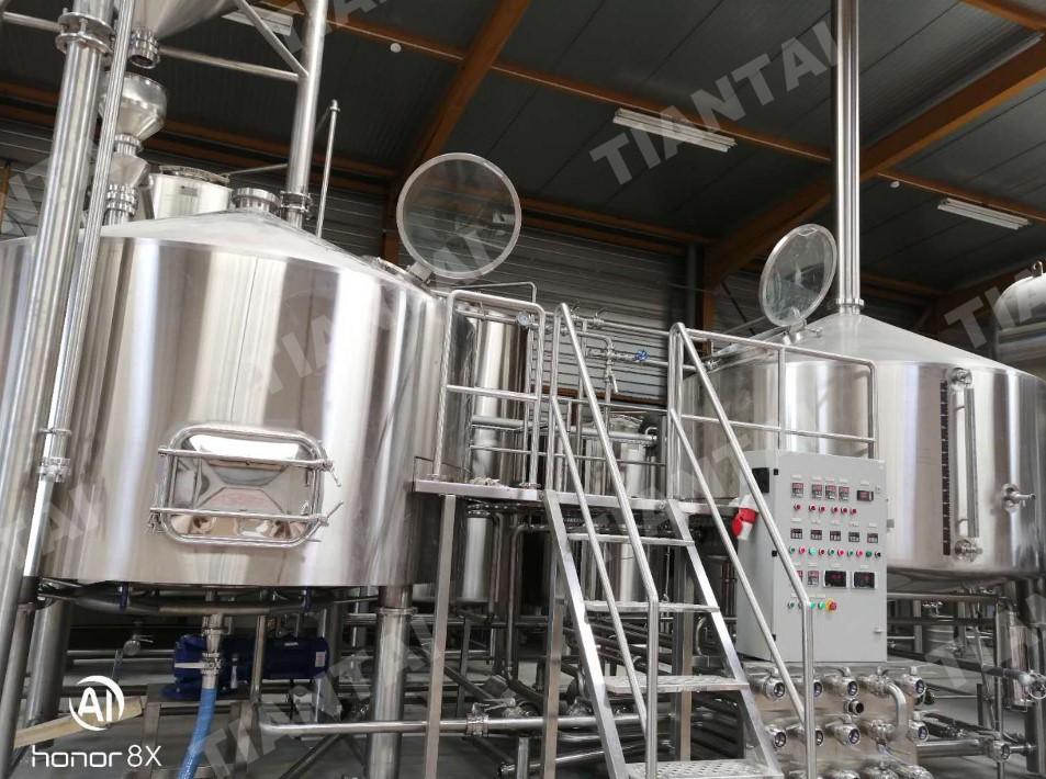 40 HL Beer Brewing System Finished Installation In France